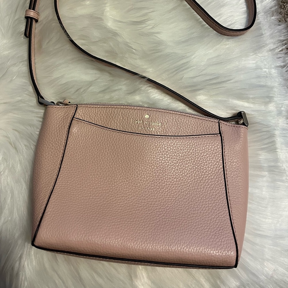 Kate Spade Pink Leather Crossbody Bag